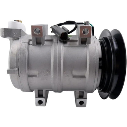 DKS15CH Air Conditioning Compressor 4456130 for Hitachi Excavator IZX200 IZX200LC - KUDUPARTS