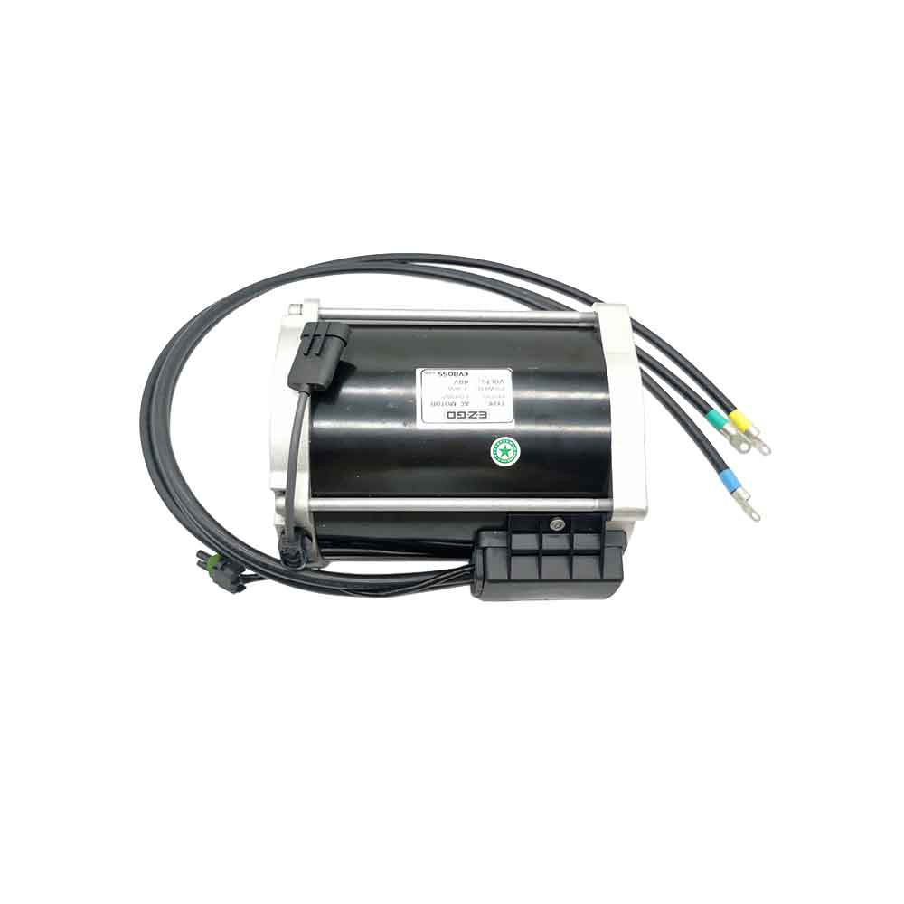 48V 3.3kW AC Drive Motor With Two Connector Plugs 601882 for EZGO Golf Cart