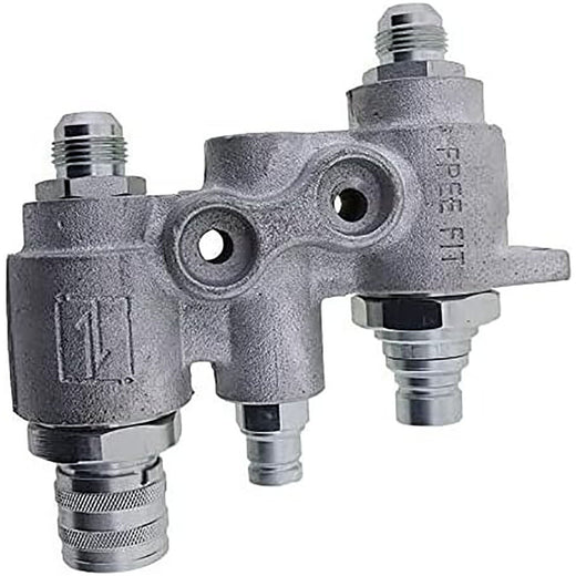 48mm 4BD4FH Hydraulic Coupler Block 7246783 for Bobcat Skid Steer Loader S175 S205 S250 T250 - KUDUPARTS