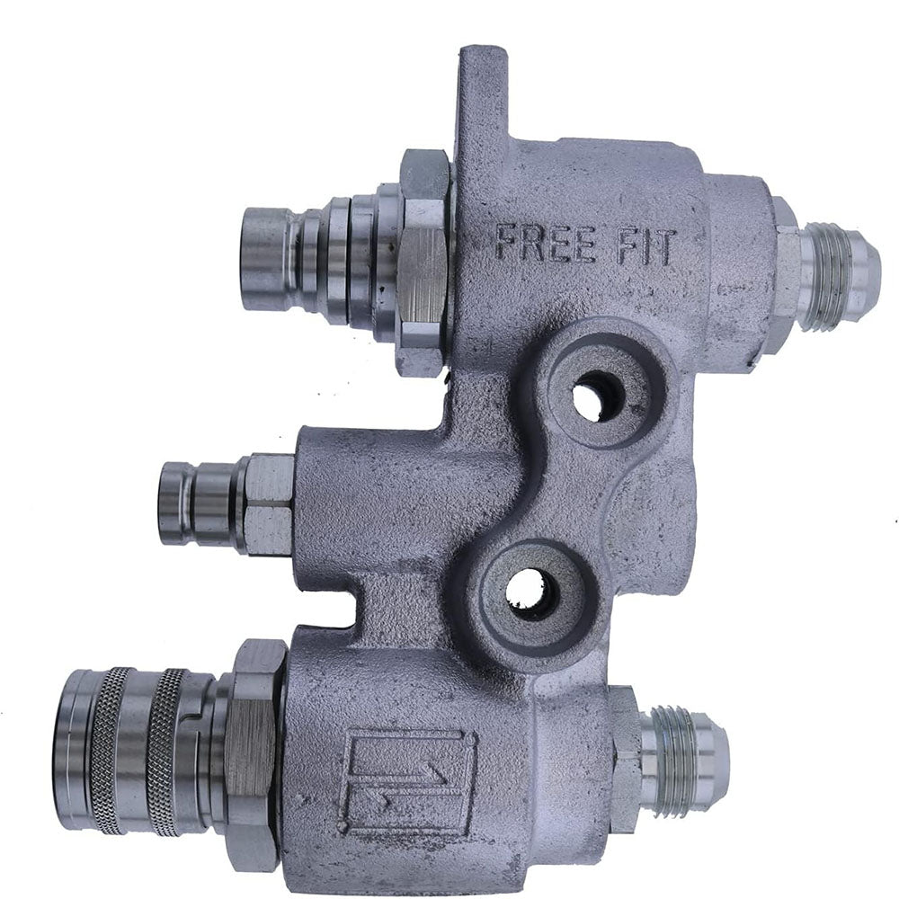 Colector hidráulico de conexión rápida Faster 4BD4FH con bloque Saturn de cara plana Bobcat