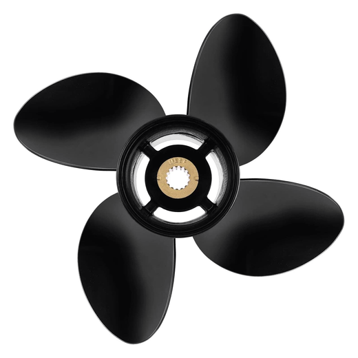 4 Blade Prop 13x17 Propeller 48-8M8026590 for Mercury Outboard 40-140HP Pontoon - KUDUPARTS