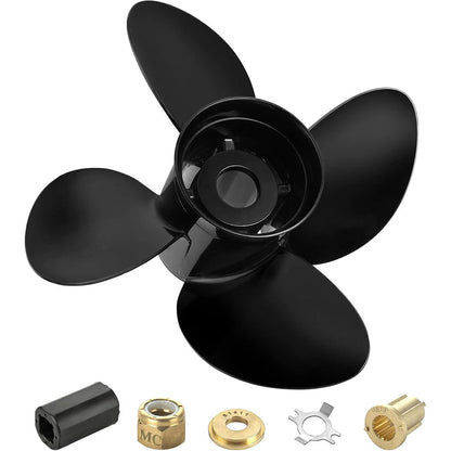 4 Blade Prop 13x17 Propeller 48-8M8026590 for Mercury Outboard 40-140HP Pontoon