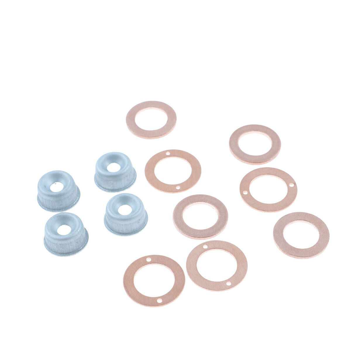 4 Cylinder Injection Seal Kit with 19077-53650 Heat Shield for Kubota ...