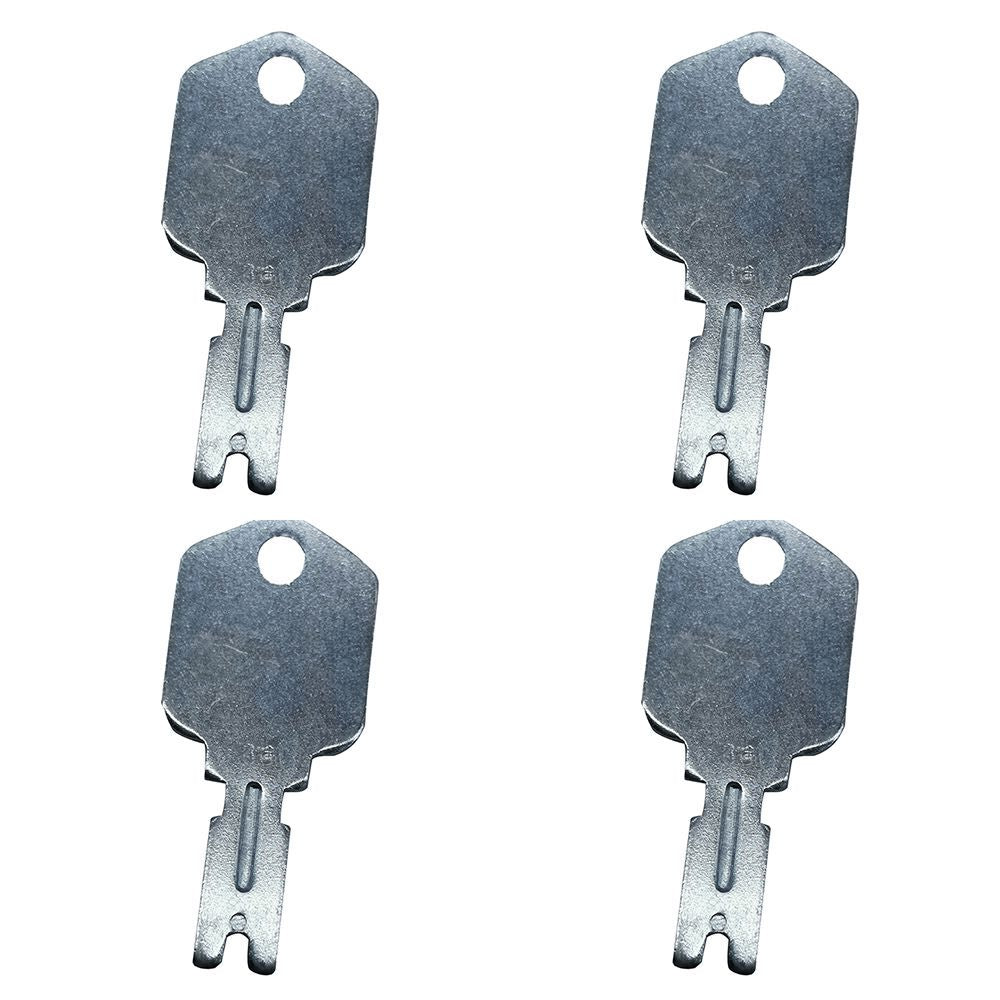 4 Forklift Key for Clark Yale Hyster Komatsu Gradall Gehl Crown 166 Hyster key Ship to US - KUDUPARTS