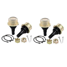 4 PCS Upper & Lower Ball Joint 5Fu-F3549-00-00 for Yamaha ATV YFM350Bruin YFM350Grizzly YFM350GWGrizzly YFM350Wolverine UTV YXR450Rhino