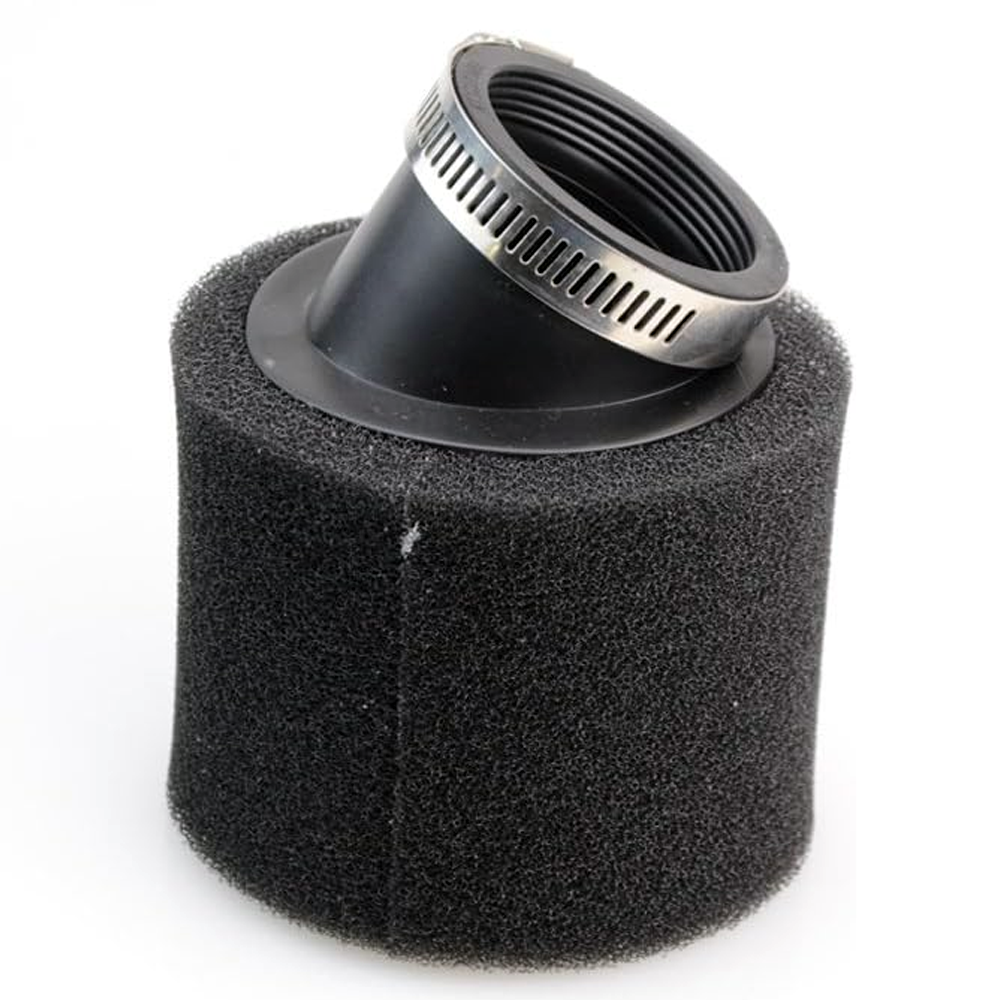 4 Pcs 35 38 42 48mm Bent Angled Double Foam Pod Air Filter for Racing Motorcycle Scooter Bike Dirt Pit ATV