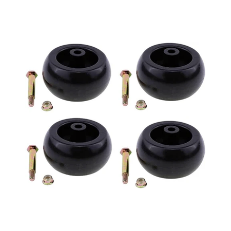 4 Pcs Deck Wheel for Bad Boy 022-5234-98 022-1000-00 Kubota K5351-42110 Toro Exmark 1-603299 68-2730 Husqvarna 539102643 - KUDUPARTS