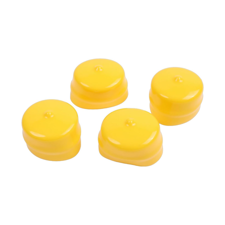 4 Pcs Front Wheel Bearing Hub Cap M143338 for John Deere Tractor D100 D110 D150 E110 E160 G235 GT245 X140 X165 X300 X340 X360 X394 - KUDUPARTS