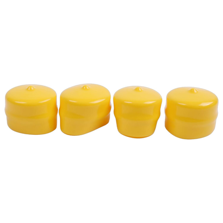 4 Pcs Front Wheel Bearing Hub Cap M143338 for John Deere Tractor D100 D110 D150 E110 E160 G235 GT245 X140 X165 X300 X340 X360 X394 - KUDUPARTS