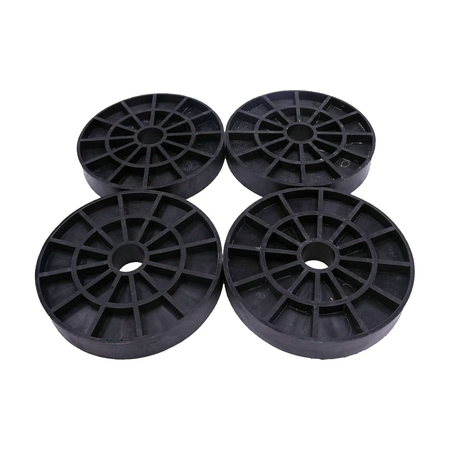 4 Pcs Platform Extension Roller 47163GT for Genie Scissor Lift GS-1530 GS-1930 GS-2646 GS-1532 GS-3232 - KUDUPARTS