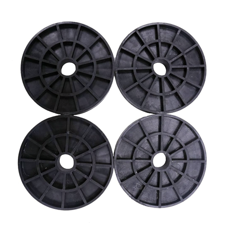 4 Pcs Platform Extension Roller 47163GT for Genie Scissor Lift GS-1530 GS-1930 GS-2646 GS-1532 GS-3232 - KUDUPARTS