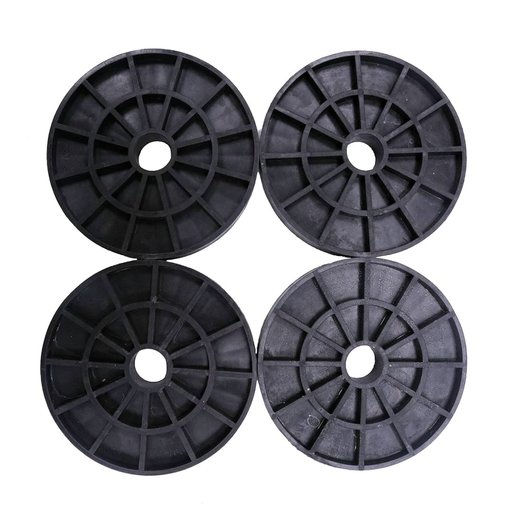 4 Pcs Platform Extension Roller 47163GT for Genie Scissor Lift GS-1530 GS-1930 GS-2646 GS-1532 GS-3232 - KUDUPARTS