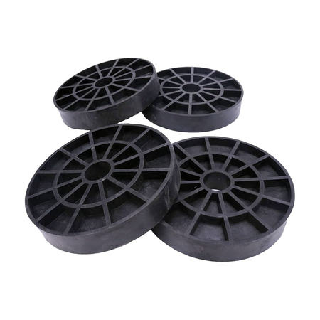 4 Pcs Platform Extension Roller 47163GT for Genie Scissor Lift GS-1530 GS-1930 GS-2646 GS-1532 GS-3232 - KUDUPARTS