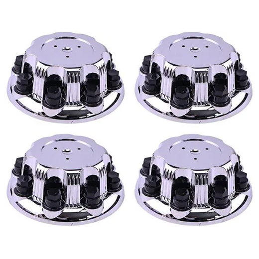 4 Pieces 8 Lugs Wheel Hub Cap 15039489 15039488 for Chevrolet Silverado 1500 3500 Avalanche Suburban 2500 GMC Sierra Yukon - KUDUPARTS