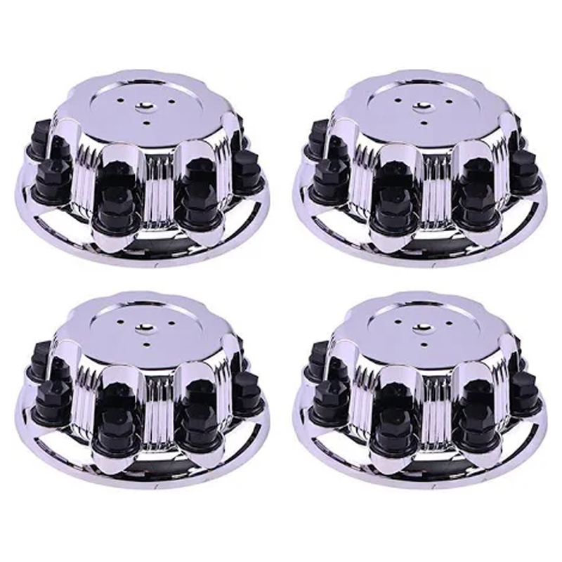 4 Pieces 8 Lugs Wheel Hub Cap 15039489 15039488 for Chevrolet Silverado 1500 3500 Avalanche Suburban 2500 GMC Sierra Yukon - KUDUPARTS