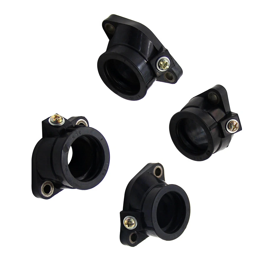 4 Pieces Carb Holder Intake Manifold Boot 3LN-13586-00 for Yamaha FZR250 FZR250R 1989-1994