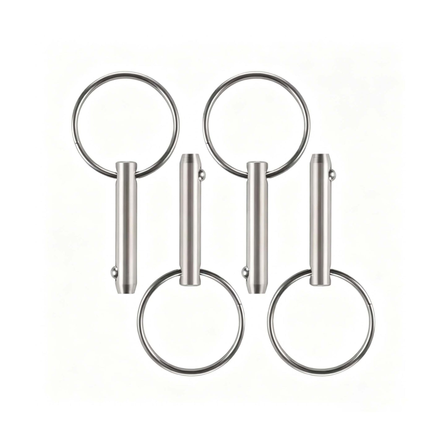 4 Pieces Diameter 1/4" Usable Length 1-1/2" Overall Length 2" Quick Release Pin