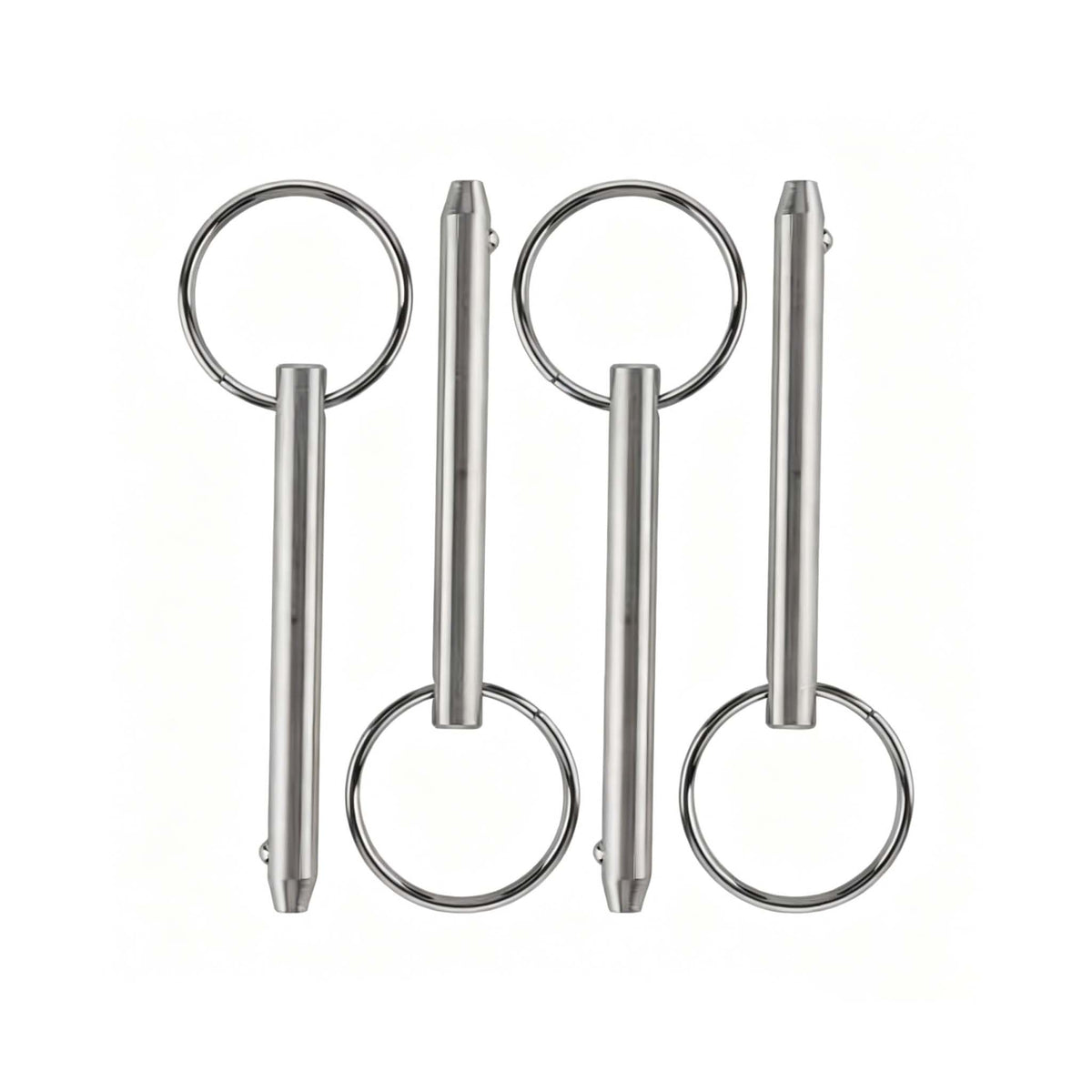 4 Pieces Diameter 1/4" Usable Length 2" Overall Length 2.56" Quick Release Pin - KUDUPARTS