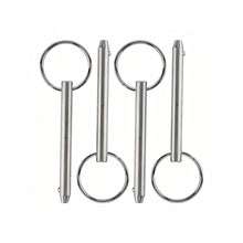 4 Pieces Diameter 1/4" Usable Length 2" Overall Length 2.56" Quick Release Pin