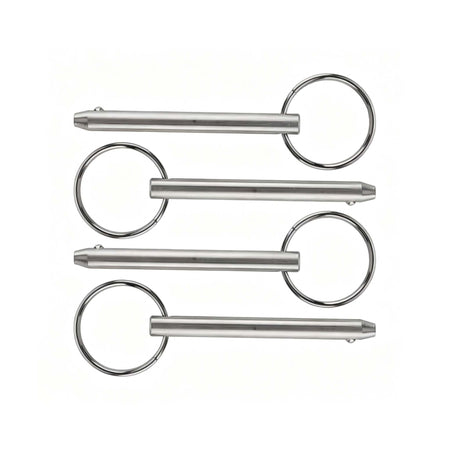 4 Pieces Diameter 1/4" Usable Length 2" Overall Length 2.56" Quick Release Pin - KUDUPARTS