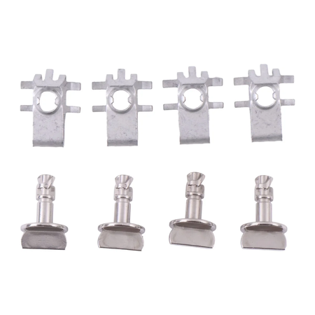 4 Pieces Engine Shield Cover Thumb Pin And 4 Nuts BB5Z-00817-A for Ford Explorer Edge F-150 Police Interceptor Utility 2011-2019