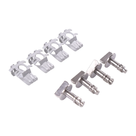 4 Pieces Engine Shield Cover Thumb Pin And 4 Nuts BB5Z-00817-A for Ford Explorer Edge F-150 Police Interceptor Utility 2011-2019