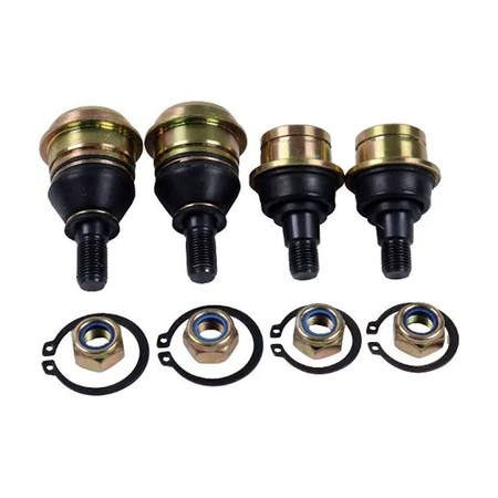 4 Pieces Front Suspension Upper Lower Ball Joint AM146066 AM142542 for Yanmar 3TNV70 Kawasaki FD620D Engine John Deere Utility Vehicle UV72 XUV 845E - KUDUPARTS