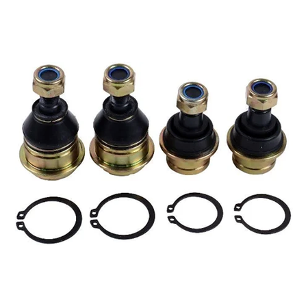 4 Pieces Front Suspension Upper Lower Ball Joint AM146066 AM142542 for Yanmar 3TNV70 Kawasaki FD620D Engine John Deere Utility Vehicle UV72 XUV 845E - KUDUPARTS