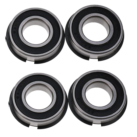 4 Pieces Front Wheel Bearing 410-0018-00 for Spartan Lawn Mower - KUDUPARTS