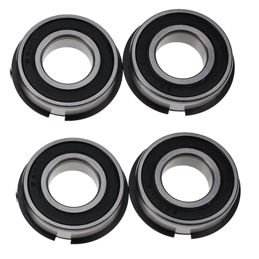 4 Pieces Front Wheel Bearing AM33797 AM102605 for John Deere Tractor 110 112 140 200 208 210 212 214 216 300 312 314 316 317 318 420 - KUDUPARTS