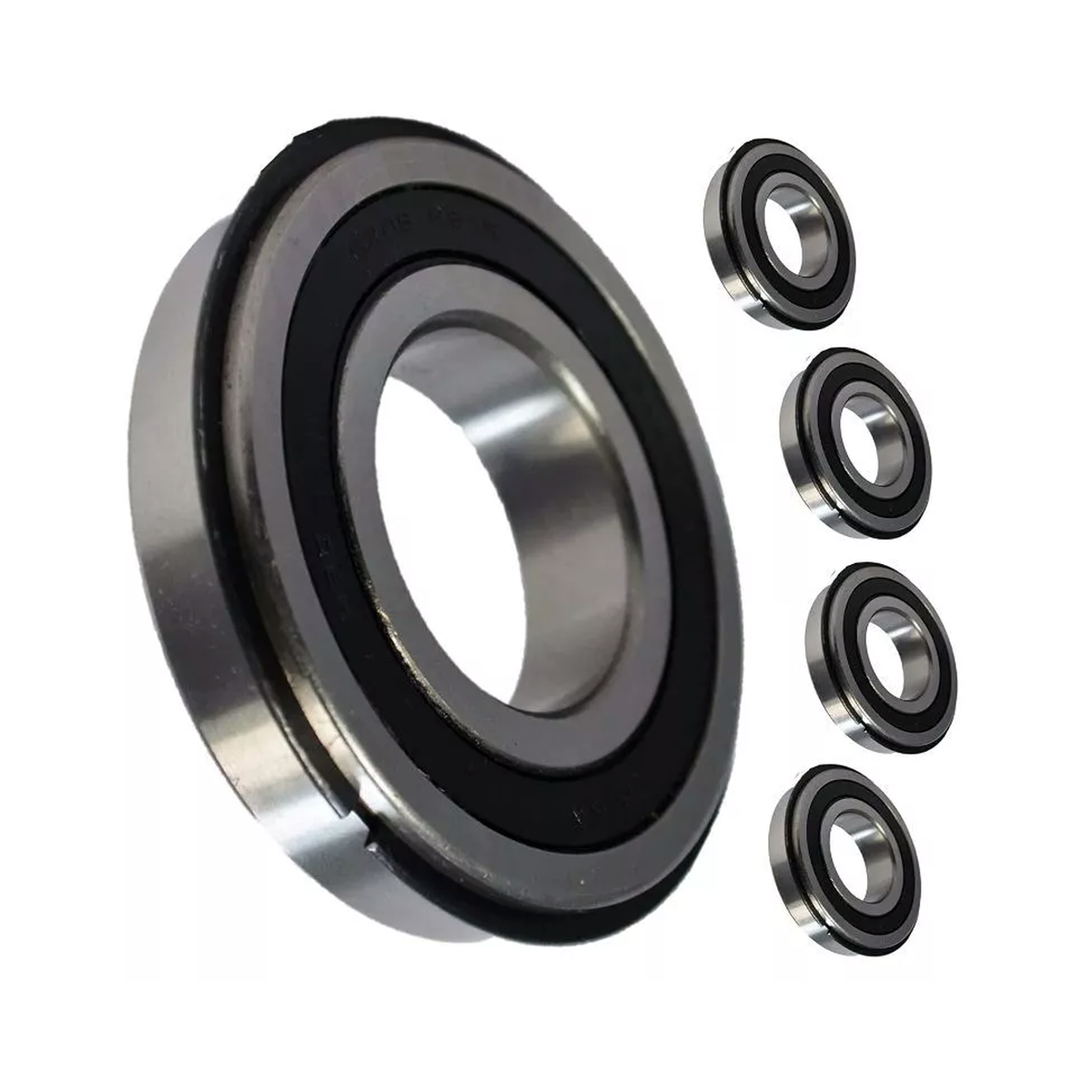 4 Pieces Front Wheel Bearing AM33797 AM102605 for John Deere Tractor 110 112 140 200 208 210 212 214 216 300 312 314 316 317 318 420 - KUDUPARTS