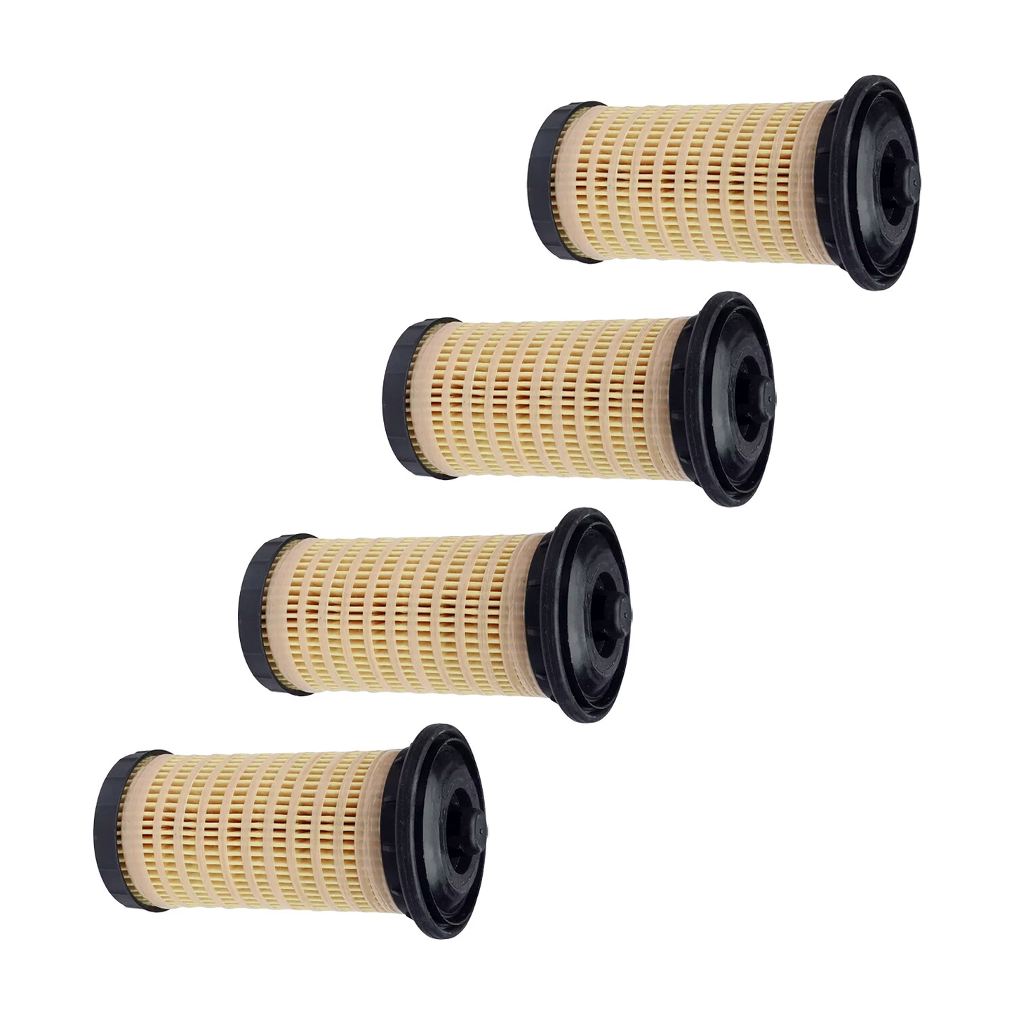 4 Pieces Fuel Filter 3611274 for Perkins 850 1100 1200 Series Engine 1104D-E44T