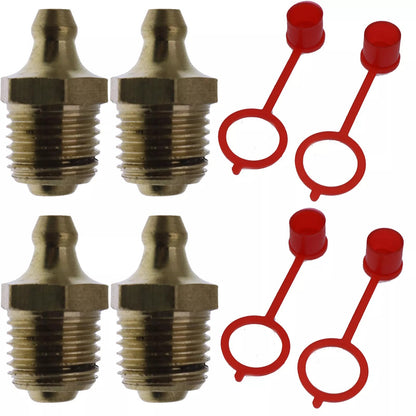 4 Pieces Grease Zerk Fitting 743332 for Bobcat Loader 751 753 763 773 843 853 863 864