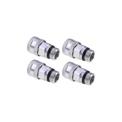 4 Pieces Hydraulic Quick Connect Coupler AM115139 for Yanmar 3TNE74 Kawasaki FD671D Engine John Deere Tractor 415 X485 X595 X700 X728 X730 X740 X750