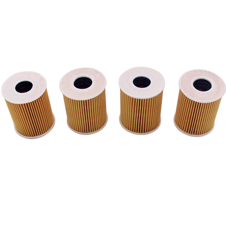4 Pieces Oil Filter 26320-3CKB0 26330-3CKB0 for 2019-2024 Genesis G80 Hyundai Kia Telluride Sedona 3.3L 3.8L - KUDUPARTS