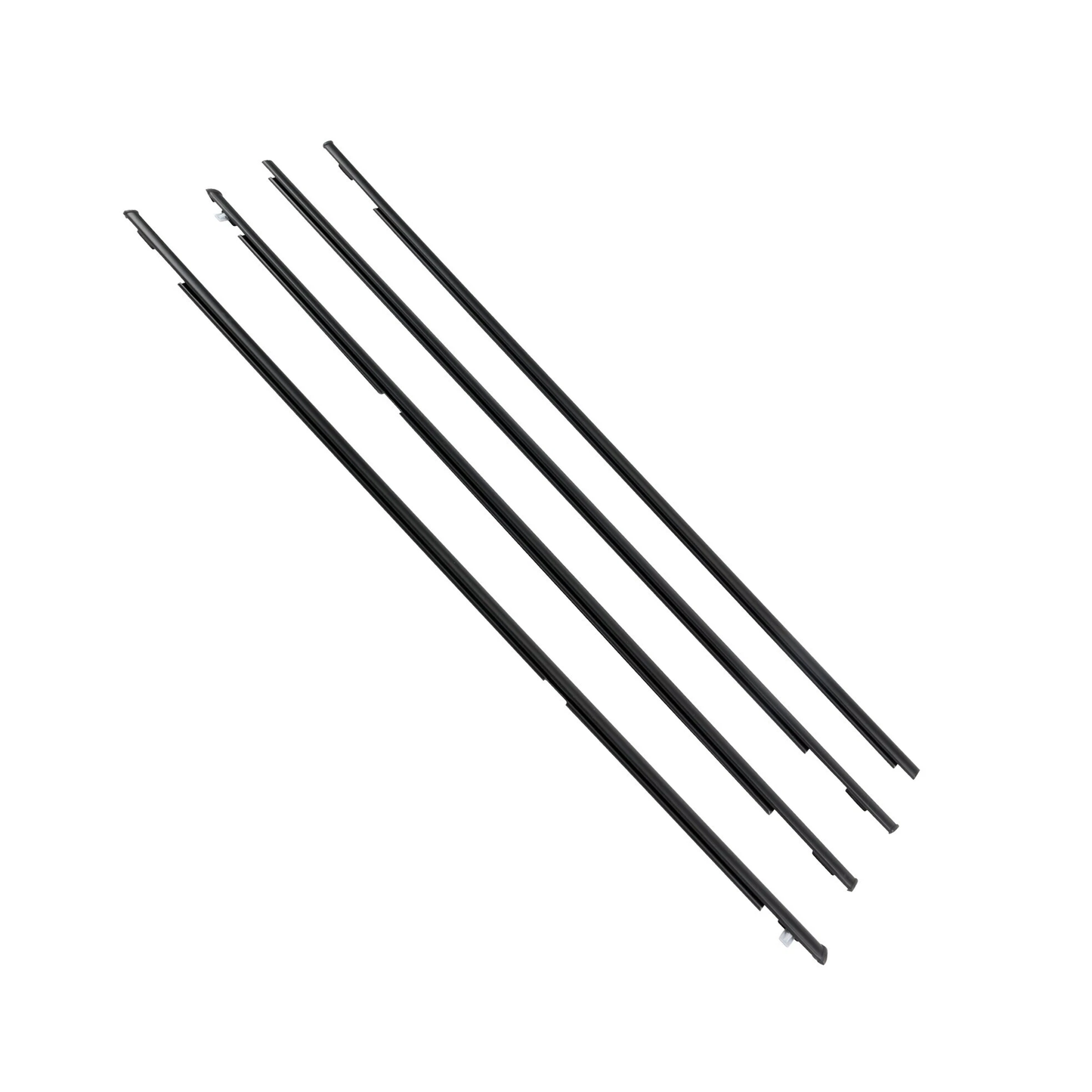 4 pièces de joint d'étanchéité extérieur pour vitres, moulure 75711-60080 pour Lexus GX470 4.7L 2003-2009