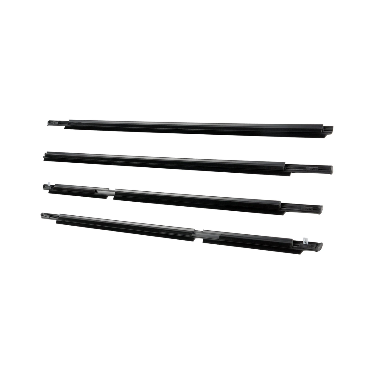 4 Pieces Outside Window Weatherstrip Seal Belt Moulding 75711-60080 for Lexus GX470 4.7L 2003-2009 - KUDUPARTS