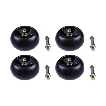 4 Sets Deck Wheel Kit AM116299 AM133602 M111489 for John Deere 737 757 777 797 160 165 997 LTR180 GT242 LT133