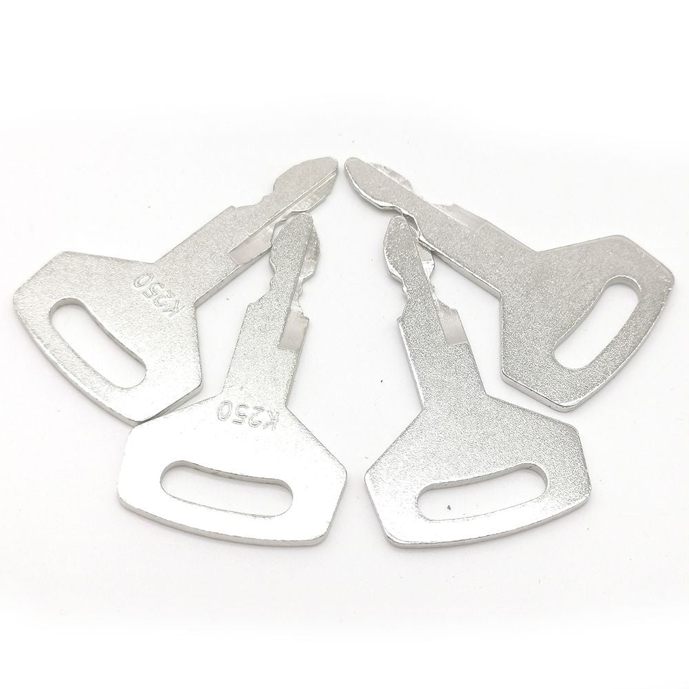 4X Heavy Equipment Ignition Keys K250 for Kobelco New Holland Case Excavators Ship to US - KUDUPARTS