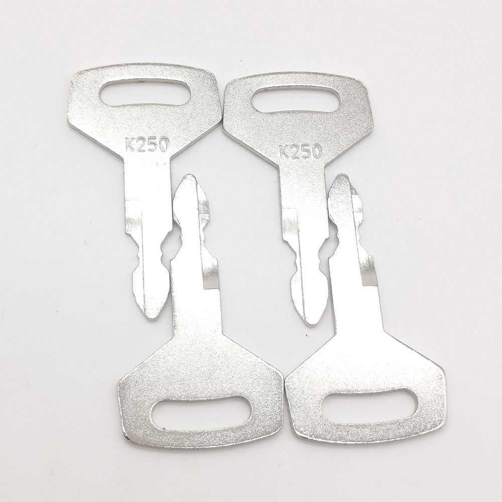 4X Heavy Equipment Ignition Keys K250 for Kobelco New Holland Case Excavators Ship to US