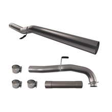 4'' 3 Bolt Flanges Cat and DPF Delete Pipe for Duramax Engine 6.6L LML Chevy GMC Sierra 2500HD 3500HD 2015.5-2016