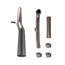 4'' Cat and DPF Delete Pipe for Duramax Engine 6.6L Chevrolet Silverado GMC Sierra 2500HD 3500HD 2011-2015