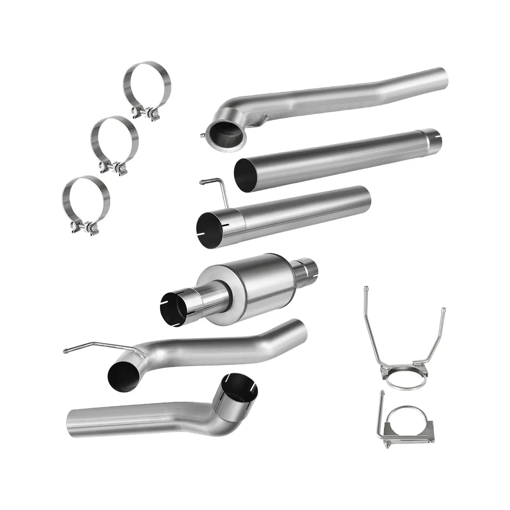 4'' Cat and DPF Delete Race Pipe for Cummins Engine 6.7L Dodge Truck Ram 2500 Ram 3500 2007.5-2012 - KUDUPARTS