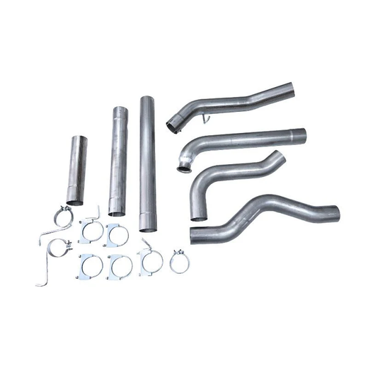 4'' Down Pipe Back Exhaust for Duramax Engine 6.6L LB7 LLY LBZ Chevrolet Silverado GMC Sierra 2500HD 3500HD 2001-2007 - KUDUPARTS