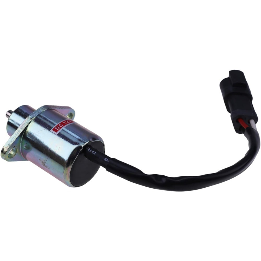For Caterpillar CAT 236 246 248 252 262 267 277 287 12V Fuel Shutoff Solenoid 173-1338 - KUDUPARTS
