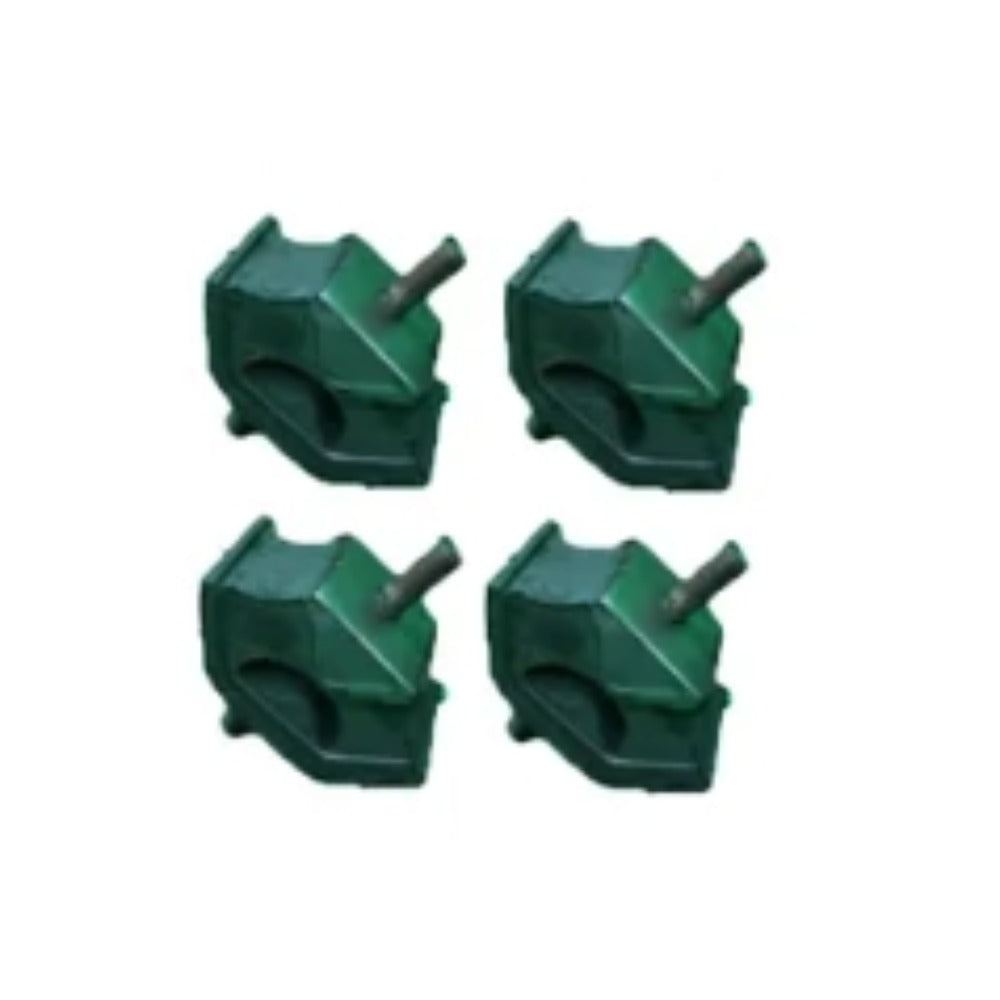 4 Pcs Mounting Rubber Cushion 6638529 for Bobcat Excavator 100 116 - KUDUPARTS