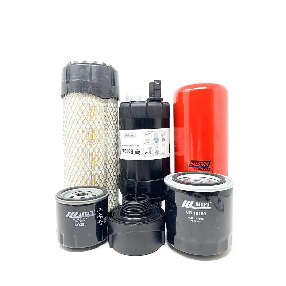 500/1500 Hour Filter Kit 7324364 for Bobcat Excavator E32 E35 with T4 Engine - KUDUPARTS
