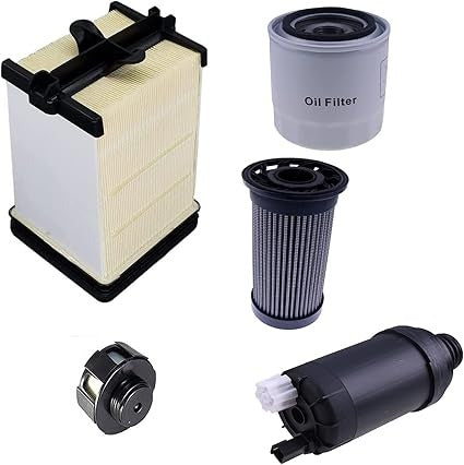 500/1500 Hour Maintenance Filter Kit 7316224 for Bobcat Loader S450 S530 S550 S570 S590 S650 - KUDUPARTS