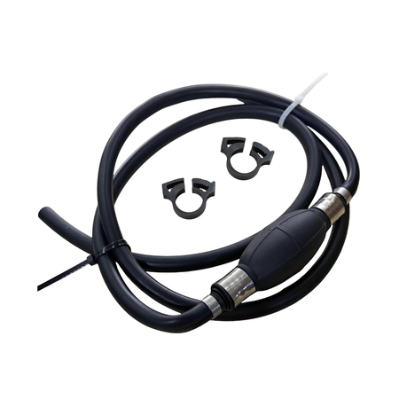5/16" Fuel Line Hose With Primer Bulb and Connector 61J-24306-04-00 6Y1-24306-55 for Yamaha Outboard 4HP 200HP - KUDUPARTS