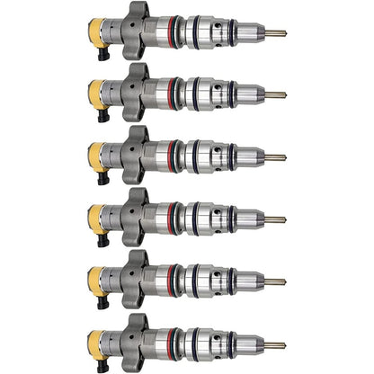 6 Pcs Fuel Injector 267-9710 for Caterpillar CAT Engine C9 Generator SR4B - KUDUPARTS